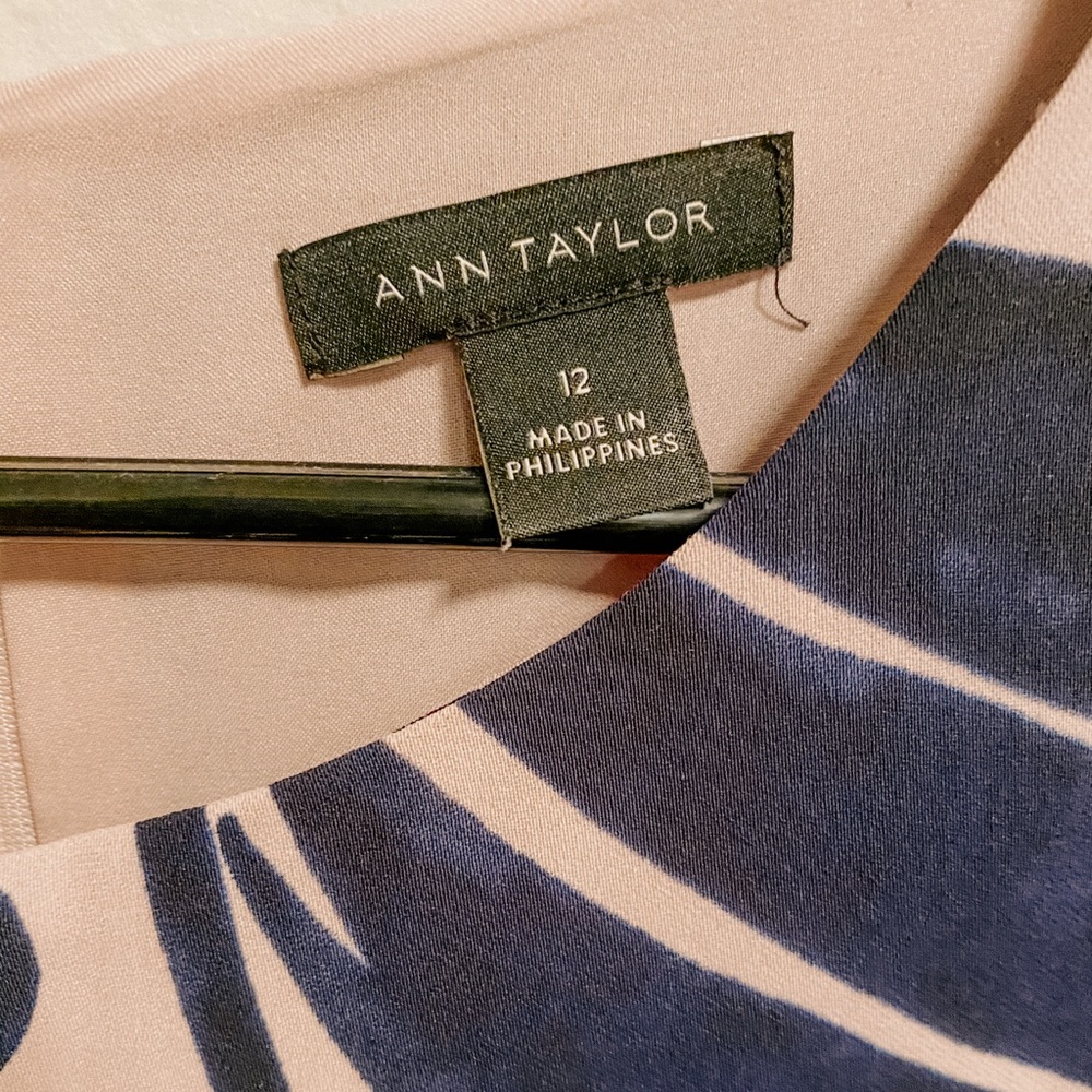 Ann Taylor Leaf Petal Peplum Sheath Dress - Picture 4 of 4